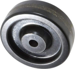 Albion - 4 Inch Diameter x 1-1/4 Inch Wide, Phenolic Caster Wheel - 400 Lb. Capacity, 1-3/8 Inch Hub Length, 1/2 Inch Axle Diameter, Plain Bearing - All Tool & Supply