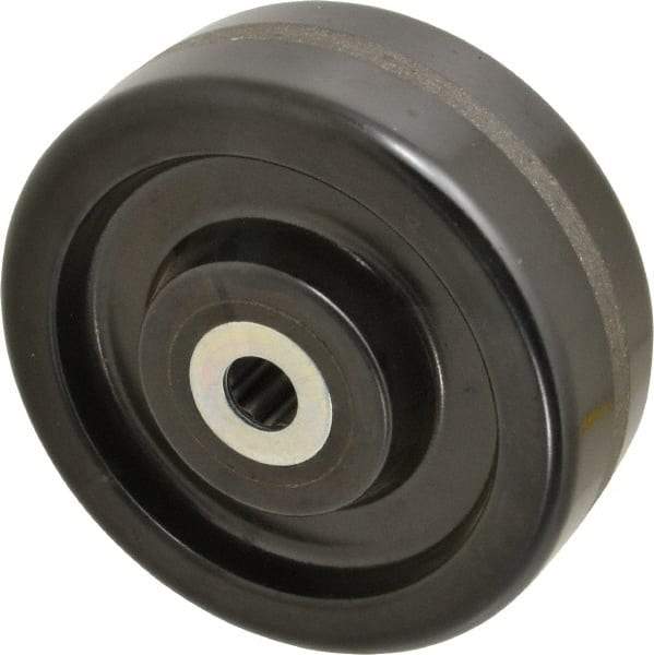 Albion - 8 Inch Diameter x 3 Inch Wide, Phenolic Caster Wheel - 2,500 Lb. Capacity, 3-1/4 Inch Hub Length, 1 Inch Axle Diameter, Roller Bearing - All Tool & Supply