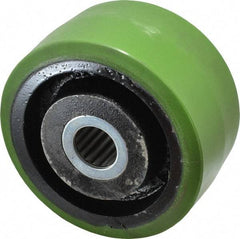 Albion - 6 Inch Diameter x 3 Inch Wide, Polyurethane Caster Wheel - 2,040 Lb. Capacity, 3-1/4 Inch Hub Length, 1-1/4 Inch Axle Diameter, Roller Bearing - All Tool & Supply