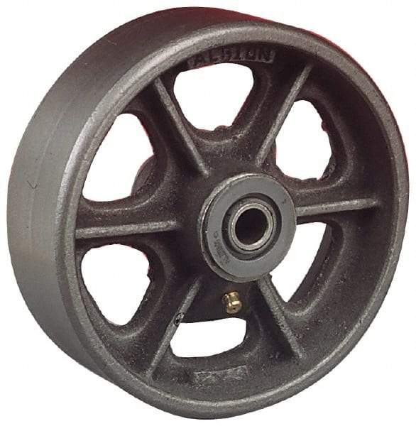 Albion - 10 Inch Diameter x 3 Inch Wide, Cast Iron Caster Wheel - 2,500 Lb. Capacity, 3-1/4 Inch Hub Length, 1-1/4 Inch Axle Diameter, Roller Bearing - All Tool & Supply