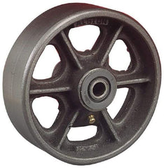 Albion - 10 Inch Diameter x 3 Inch Wide, Cast Iron Caster Wheel - 2,500 Lb. Capacity, 3-1/4 Inch Hub Length, 1-1/4 Inch Axle Diameter, Roller Bearing - All Tool & Supply