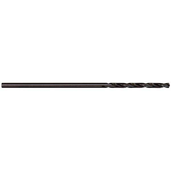 Interstate - 0.081" Diam, 12" OAL Oxide High Speed Steel Aircraft Extension Drill Bit - All Tool & Supply