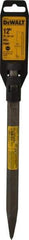 DeWALT - 12" OAL, 3/4" Shank Diam, Moil Point Chisel - Spline Drive, Spline Shank, Steel - All Tool & Supply