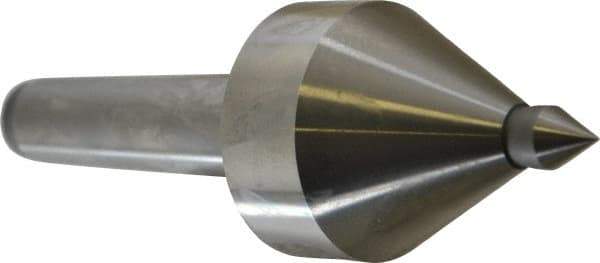 Royal Products - MT3 Taper Shank, 2-1/8" Head Diam 2,160 & 2,490 Lb Capacity Live Center - 5,000 Max RPM, 2.22" Head Length, 1/2" Point Diam, 0.74" Point Len, 330 Lb Max Workpc, 6-3/8" OAL, 1/2" Tip Diam, Long Point - All Tool & Supply