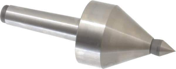 Royal Products - MT3 Taper Shank, 2-1/2" Head Diam 5,000 & 5,685 Lb Capacity Live Center - 4,000 Max RPM, 2.6" Head Length, 5/8" Point Diam, 15/16" Point Len, 685 Lb Max Workpc, 6-15/16" OAL, 5/8" Tip Diam, Long Point - All Tool & Supply