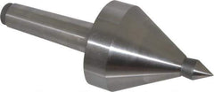 Royal Products - MT4 Taper Shank, 3-3/8" Head Diam 5,700 & 6,865 Lb Capacity Live Center - 3,500 Max RPM, 3.15" Head Length, 3/4" Point Diam, 1-1/8" Point Len, 1,165 Lb Max Workpc, 8-11/16" OAL, 3/4" Tip Diam, Long Point - All Tool & Supply