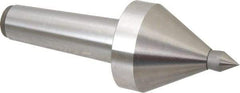 Royal Products - MT5 Taper Shank, 3-3/8" Head Diam 5,700 & 6,865 Lb Capacity Live Center - 3,500 Max RPM, 3.15" Head Length, 3/4" Point Diam, 1-1/8" Point Len, 1,165 Lb Max Workpc, 9-13/16" OAL, 3/4" Tip Diam, Long Point - All Tool & Supply