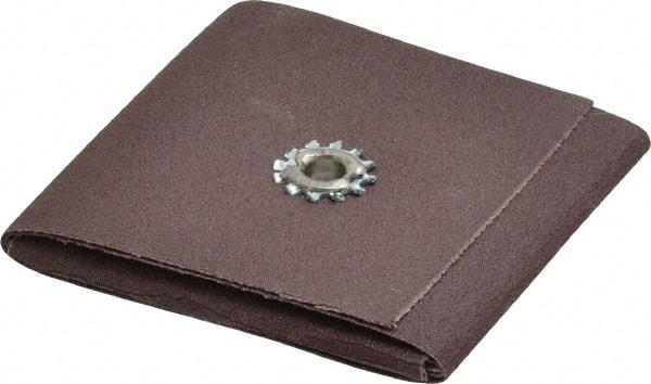 3M - 120 FEPA Grit, Fine Grade, Aluminum Oxide Square Pad - 3" Long x 3" Wide x 1/4" Thick, Cloth Backed, X Backing Weight, 9,000 Max RPM - All Tool & Supply