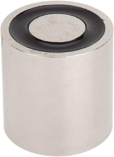 Mag-Mate - 1-1/4" Diam, 4.5 Watts, 44 Lb Max Magnetic Pull Electromagnet - 1/4-20 Thread, 24 DC Output Voltage - All Tool & Supply