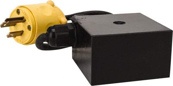 Mag-Mate - 2-1/2" Long, 16 Watts, 370 Lb Max Magnetic Pull Electromagnet - 1/4-20 Thread, 120 AC Output Voltage - All Tool & Supply