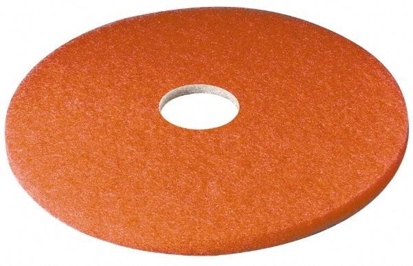 3M - Spray Buffing Pad - 21" Machine, Red Pad, Polyester - All Tool & Supply
