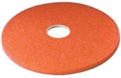 3M - Spray Buffing Pad - 16" Machine, Red Pad, Polyester - All Tool & Supply