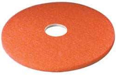 3M - Spray Buffing Pad - 17" Machine, Red Pad, Polyester - All Tool & Supply