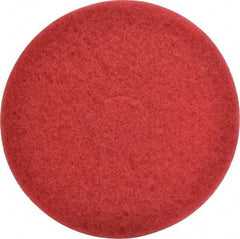 3M - Spray Buffing Pad - 14" Machine, Red Pad, Polyester - All Tool & Supply