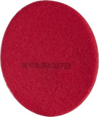 3M - Spray Buffing Pad - 19" Machine, Red Pad, Polyester - All Tool & Supply