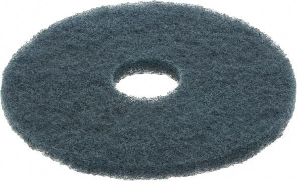 3M - Scrubbing Pad - 14" Machine, Blue Pad, Nylon & Polyester - All Tool & Supply