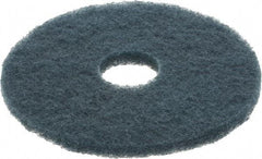 3M - Scrubbing Pad - 14" Machine, Blue Pad, Nylon & Polyester - All Tool & Supply