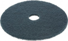 3M - Scrubbing Pad - 20" Machine, Blue Pad, Nylon & Polyester - All Tool & Supply