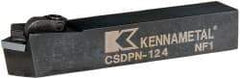 Kennametal - CSDP, Neutral Cut, 0° Lead Angle, 3/4" Shank Height x 3/4" Shank Width, Positive Rake Indexable Turning Toolholder - 4-1/2" OAL, SP..42. Insert Compatibility, Series Kendex - All Tool & Supply