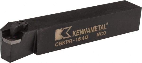 Kennametal - CSKP, Right Hand Cut, 15° Lead Angle, 1" Shank Height x 1" Shank Width, Positive Rake Indexable Turning Toolholder - 6" OAL, SP..42. Insert Compatibility, Series Kendex - All Tool & Supply