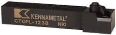 Kennametal - CTGP, Left Hand Cut, 0° Lead Angle, 3/4" Shank Height x 3/4" Shank Width, Positive Rake Indexable Turning Toolholder - 4-1/2" OAL, TN..32. Insert Compatibility, Series Kendex - All Tool & Supply