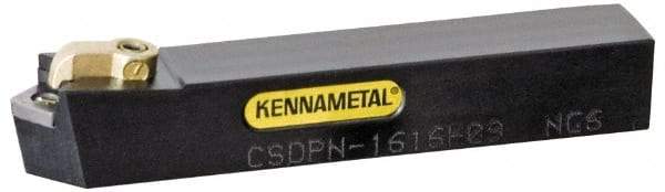 Kennametal - CSDP, Neutral Cut, 0° Lead Angle, 20mm Shank Height x 20mm Shank Width, Positive Rake Indexable Turning Toolholder - 125mm OAL, SP.. Insert Compatibility, Series Kendex - All Tool & Supply