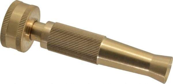 Value Collection - Garden Hose Noninsulated Twist Nozzle - Brass - All Tool & Supply