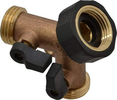 Midwest Control - Garden Hose Coupler - Brass, Female Swivel Nut to Male Hose Connector - All Tool & Supply