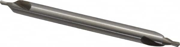 Interstate - #4 Plain Cut 60° Incl Angle High Speed Steel Combo Drill & Countersink - All Tool & Supply