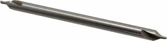 Interstate - #4-1/2 Plain Cut 60° Incl Angle High Speed Steel Combo Drill & Countersink - All Tool & Supply