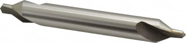 Interstate - #8 Plain Cut 60° Incl Angle High Speed Steel Combo Drill & Countersink - All Tool & Supply