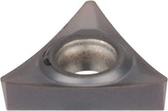 Kennametal - TCGT21.51 HP Grade KC5025 Carbide Turning Insert - TiAlN Finish, 60° Triangle, 1/4" Inscr Circle, 3/32" Thick, 1/64" Corner Radius - All Tool & Supply