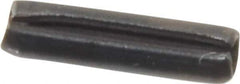 Value Collection - 2mm Diam x 8mm Long Slotted Spring Pin - Grade 1070-1080 Steel, Plain Finish - All Tool & Supply