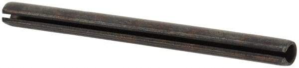 Value Collection - 2mm Diam x 26mm Long Slotted Spring Pin - Grade 1070-1080 Steel, Plain Finish - All Tool & Supply