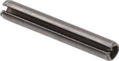 Value Collection - 2.5mm Diam x 16mm Long Slotted Spring Pin - Grade 1070-1080 Steel, Plain Finish - All Tool & Supply