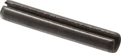 Value Collection - 3mm Diam x 18mm Long Slotted Spring Pin - Grade 1070-1080 Steel, Plain Finish - All Tool & Supply