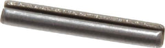 Value Collection - 3mm Diam x 20mm Long Slotted Spring Pin - Grade 1070-1080 Steel, Plain Finish - All Tool & Supply