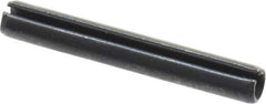 Value Collection - 3mm Diam x 22mm Long Slotted Spring Pin - Grade 1070-1080 Steel, Plain Finish - All Tool & Supply