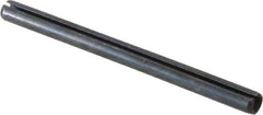 Value Collection - 3mm Diam x 40mm Long Slotted Spring Pin - Grade 1070-1080 Steel, Plain Finish - All Tool & Supply