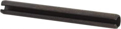 Value Collection - 3.5mm Diam x 32mm Long Slotted Spring Pin - Grade 1070-1080 Steel, Plain Finish - All Tool & Supply