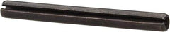 Value Collection - 4mm Diam x 40mm Long Slotted Spring Pin - Grade 1070-1080 Steel, Plain Finish - All Tool & Supply