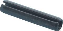 Value Collection - 5mm Diam x 24mm Long Slotted Spring Pin - Grade 1070-1080 Steel, Plain Finish - All Tool & Supply