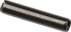 Value Collection - 5mm Diam x 26mm Long Slotted Spring Pin - Grade 1070-1080 Steel, Plain Finish - All Tool & Supply