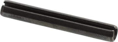 Value Collection - 5mm Diam x 35mm Long Slotted Spring Pin - Grade 1070-1080 Steel, Plain Finish - All Tool & Supply