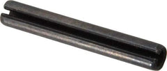 Value Collection - 6mm Diam x 40mm Long Slotted Spring Pin - Grade 1070-1080 Steel, Plain Finish - All Tool & Supply