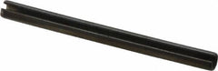 Value Collection - 6mm Diam x 80mm Long Slotted Spring Pin - Grade 1070-1080 Steel, Plain Finish - All Tool & Supply