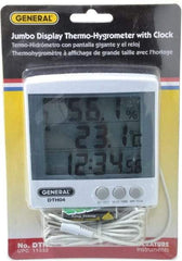 General - 23 to 122°F, 20 to 99% Humidity Range, Thermo-Hygrometer - 6% Relative Humidity Accuracy - All Tool & Supply