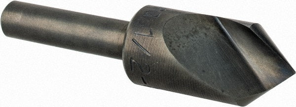 M.A. Ford - 1/2" Head Diam, 1/4" Shank Diam, 1 Flute 82° High Speed Steel Countersink - All Tool & Supply