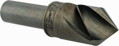 M.A. Ford - 3/4" Head Diam, 1/2" Shank Diam, 1 Flute 82° High Speed Steel Countersink - All Tool & Supply