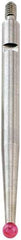 Starrett - 0.8mm Ball Diam, Carbide, Ball Test Indicator Contact Point - 1-5/16" Contact Point Length, Use with Starrett 811 & 811M Dial Test Indicators - All Tool & Supply